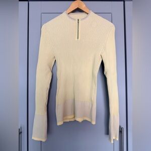Jacquemus Light Yellow Ribbed Men’s Sweater